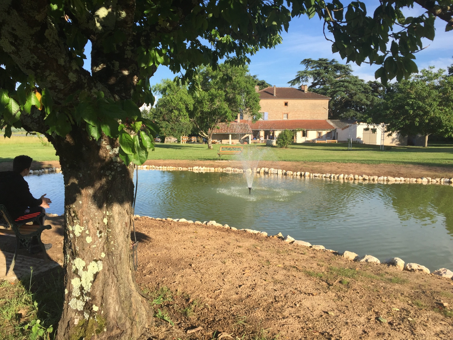 Le lac et sa fontaine