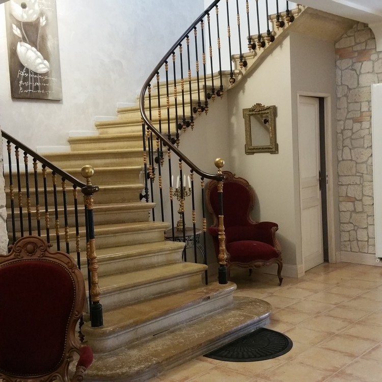 La cage d’escalier