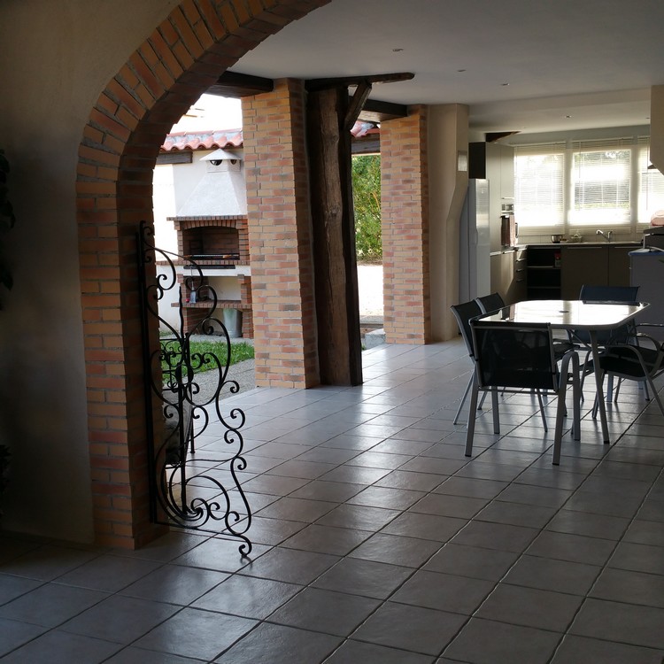 La terrasse couverte d’été